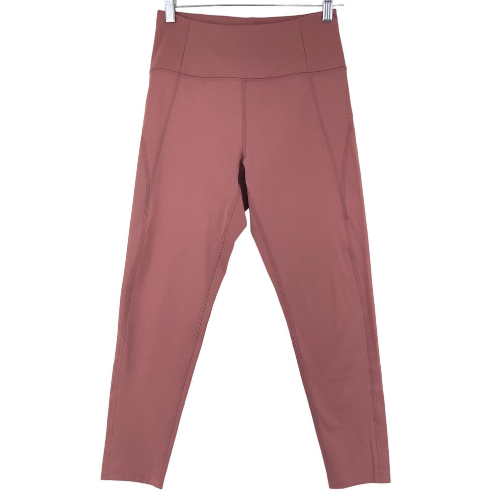 Girlfriend Collective Women Sz M Leggings Compressive 7/8 High Rise Stretch Yoga